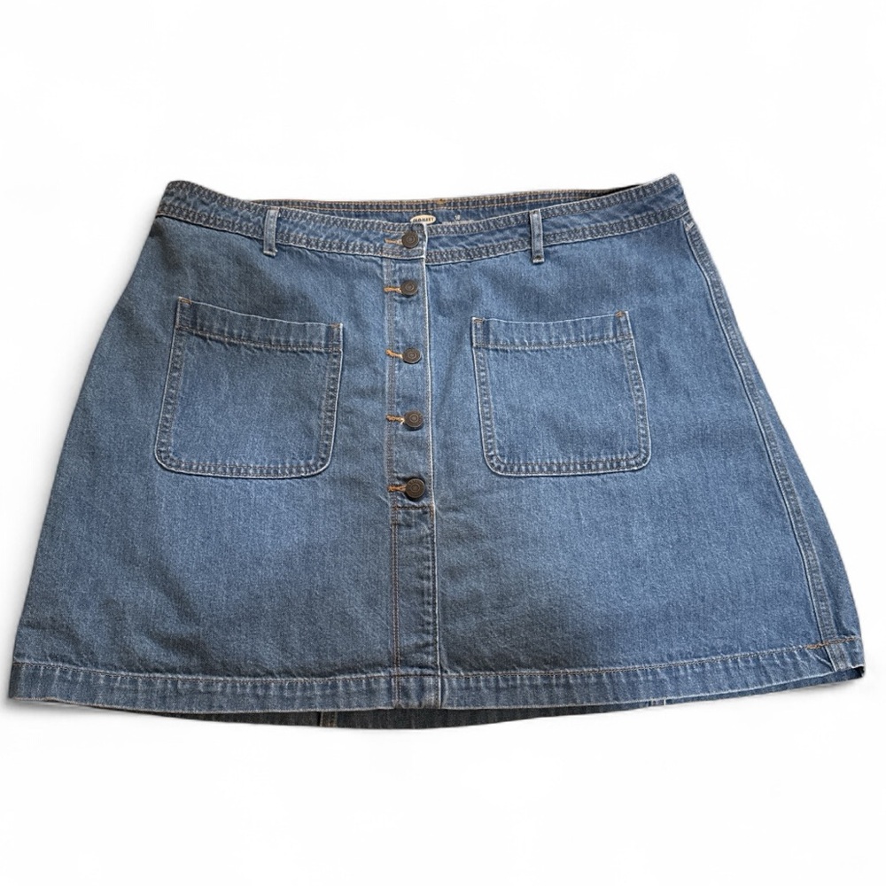 Old Navy Denim Button-Front Skirt